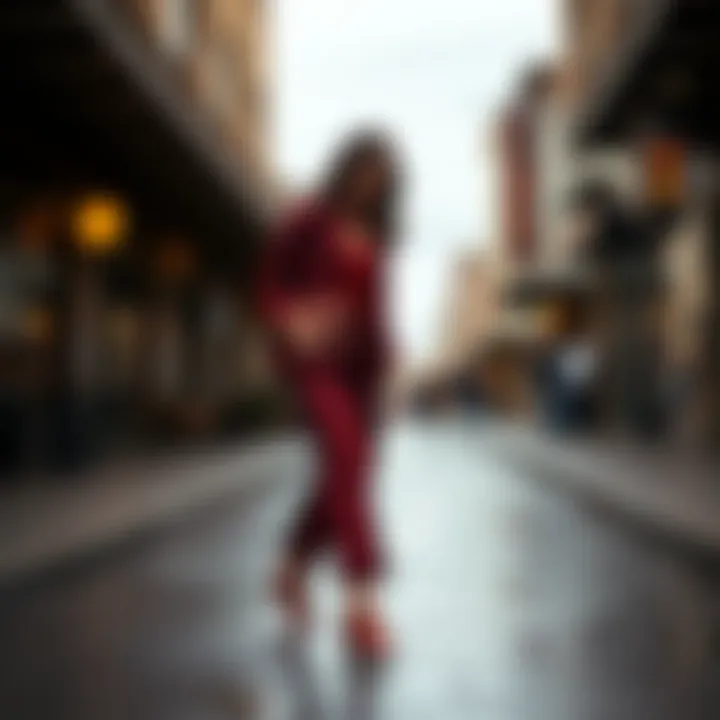 Sustainable fashion choices highlighting eco-friendly materials for plaid pants