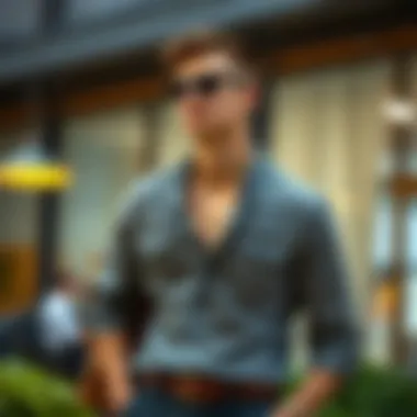 Elevating Style with Moisture Wicking Fashionable casual outfit featuring moisture wicking shirt