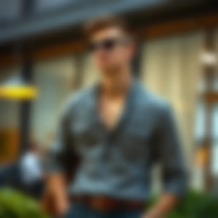 Elevating Style with Moisture Wicking Fashionable casual outfit featuring moisture wicking shirt