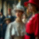 Diverse styles of female attire throughout history