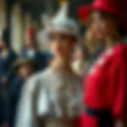 Diverse styles of female attire throughout history