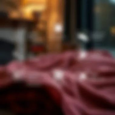 Safety features of heated blankets illustrated with icons