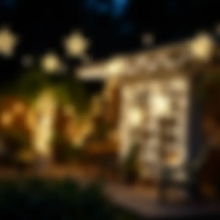 Diverse design options of star string lights in various settings