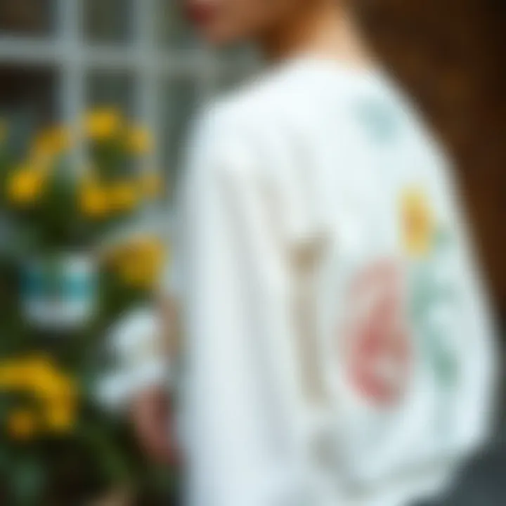 Sustainable cotton blouse showcasing eco-friendly fashion