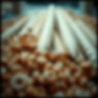 Various materials used in under door noise stoppers