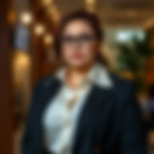 Stylish Office Attire Inspiration Elegant office outfit for plus-size individuals