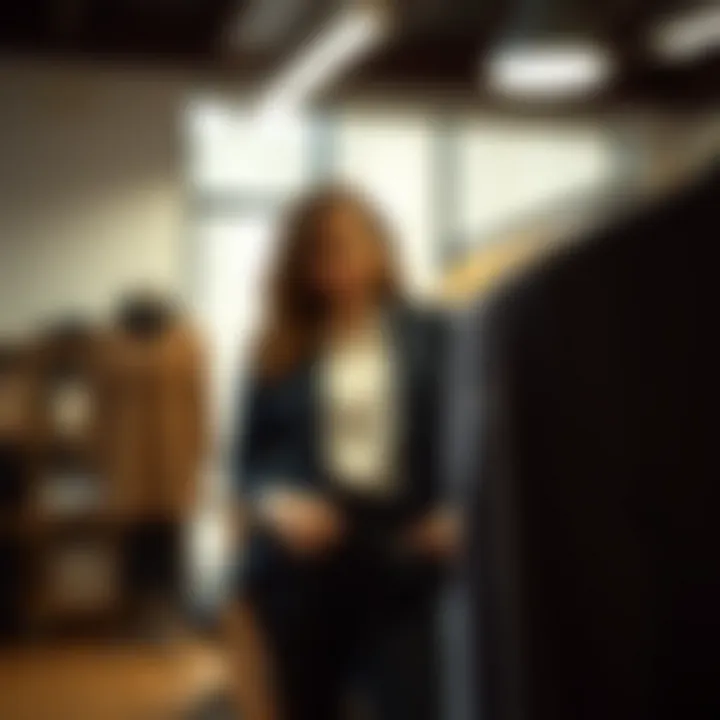 Selection of fabrics suitable for professional clothing