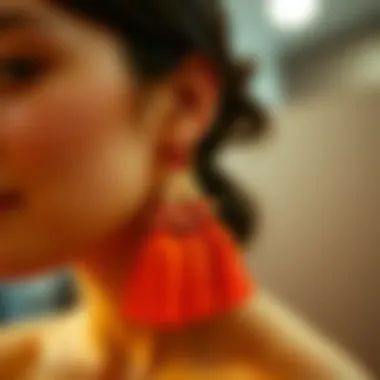 Notable Oversized Tassel Earrings: A Detailed Exploration of Style and Impact