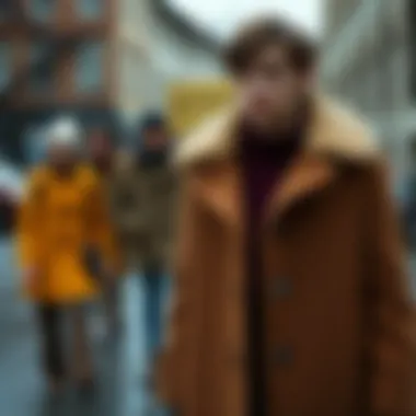 Historical timeline of peacoat evolution