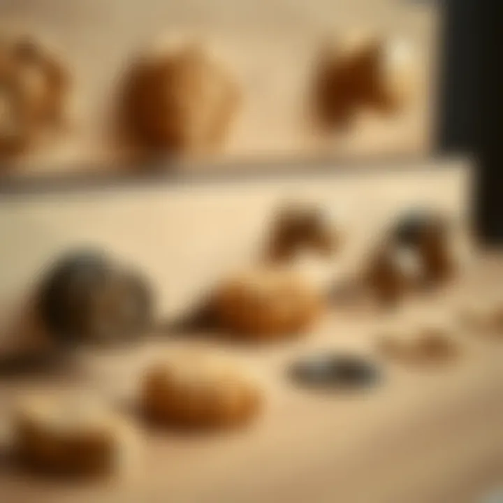 Variety of rattan drawer pulls showcased in different styles