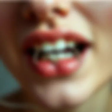 Artistic representation of different snakebite lip ring styles.