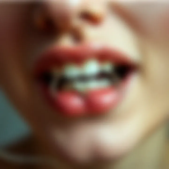 Artistic representation of different snakebite lip ring styles.