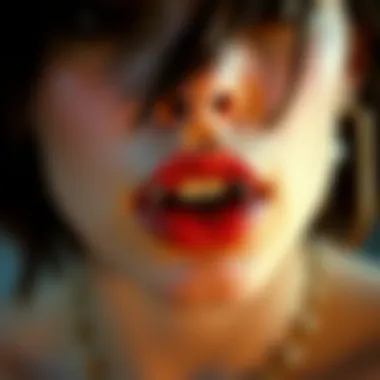 Visual guide on styling snakebite lip rings with outfits.