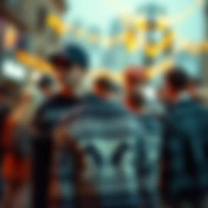 Artistic representation of various hipster sweater designs