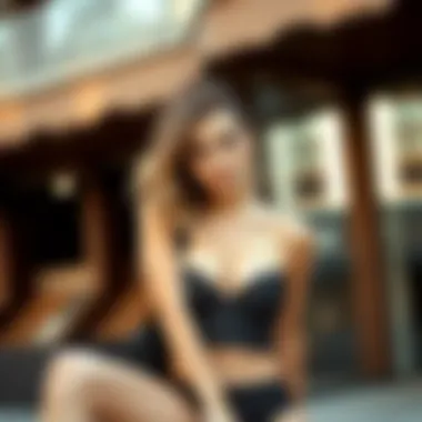 Notable The Allure of the Black Glitter Two-Piece Set Notable The Allure of the Black Glitter Two-Piece Set