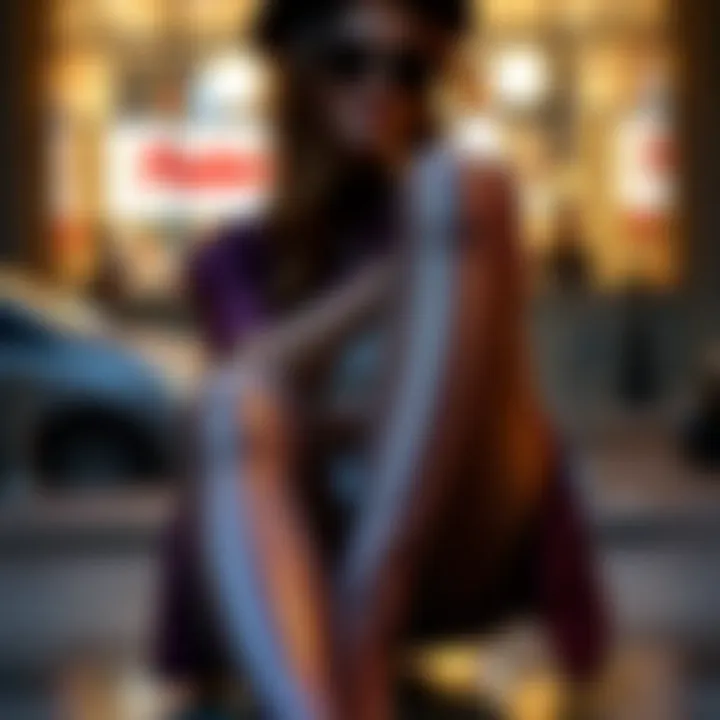 Styling with Shimmer Pantyhose Fashionable outfit featuring shimmer pantyhose