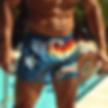 A historical timeline displaying the evolution of swimwear over the decades