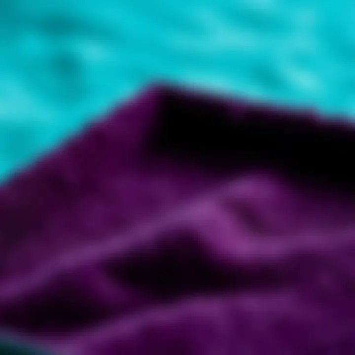 Close-Up of Flocked Texture Close-up of flocked texture showcasing its luxurious feel