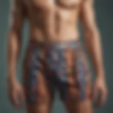 Vibrant Imagery in Boxer Design Artistic boxer design showcasing vibrant imagery and patterns