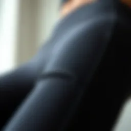 Detailed view of gusset stitching highlighting structural integrity