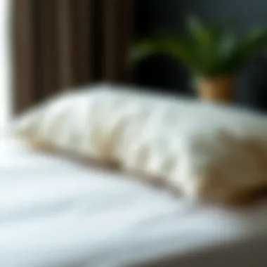 Close-up of eco-friendly plastic bed sheet cover material