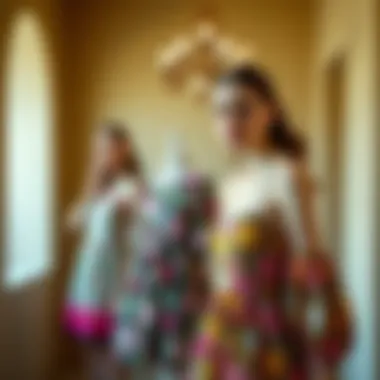 Vibrant colors and patterns in babydoll dresses reflecting contemporary fashion trends