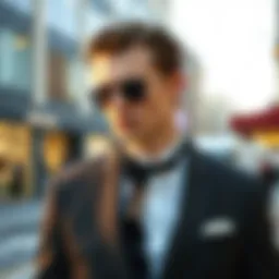 A sophisticated suit showcasing timeless elegance