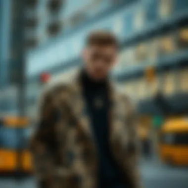 Fashionable layering with a leopard cardigan