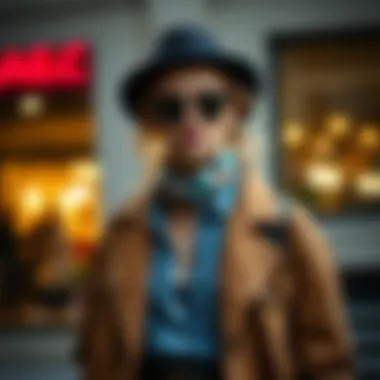 Defining Identity Through Personal Style A fashion enthusiast expressing personal style through layering and accessories