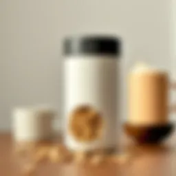 Sleek design of a portable cereal cup showcasing its modern aesthetic.