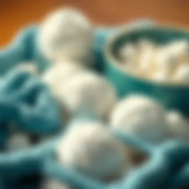 Materials Used in Dryer Sheet Balls Different materials used to create dryer sheet balls
