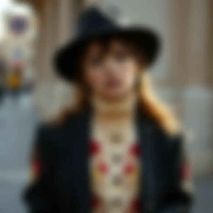 A styled outfit featuring handmade appliques for a unique personal touch