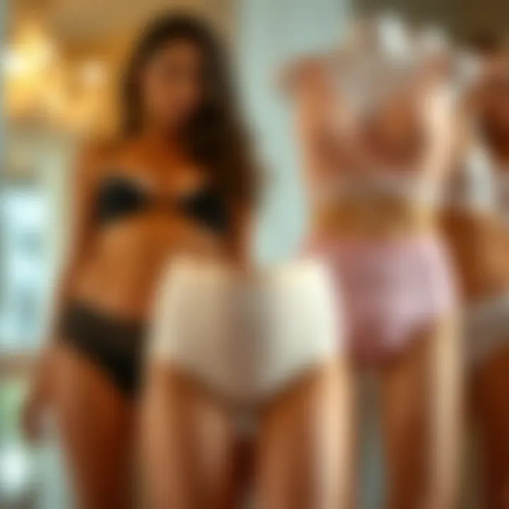 Diverse Styles of Shapewear Boyshorts Elegant display of shapewear boyshorts showcasing various styles