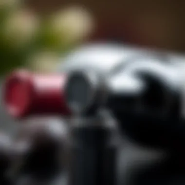 Detailed view of an airtight wine stopper showcasing its innovative design