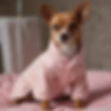 Luxurious materials used in dog sleepwear