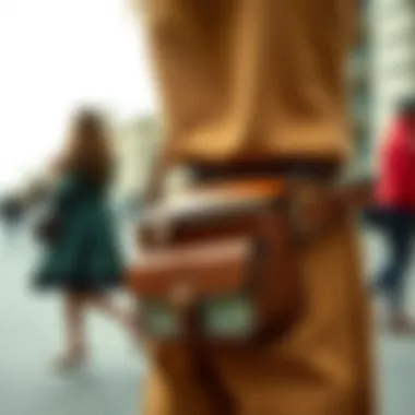 Historical evolution of cash belt bags through different eras