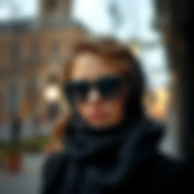 Notable The Versatility of a Black Warm Scarf Notable The Versatility of a Black Warm Scarf