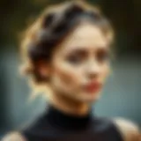 Elegant hair curling headband showcasing versatility