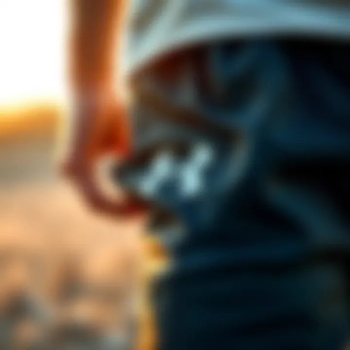 Close-up of innovative moisture-wicking technology