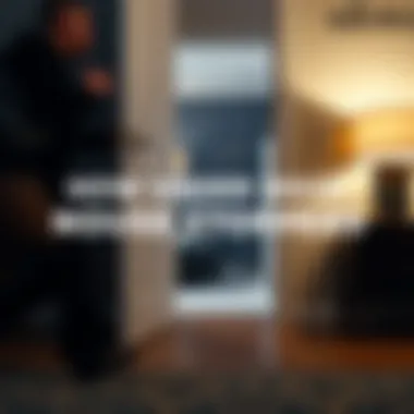 Illustration of under door noise stopper functionality