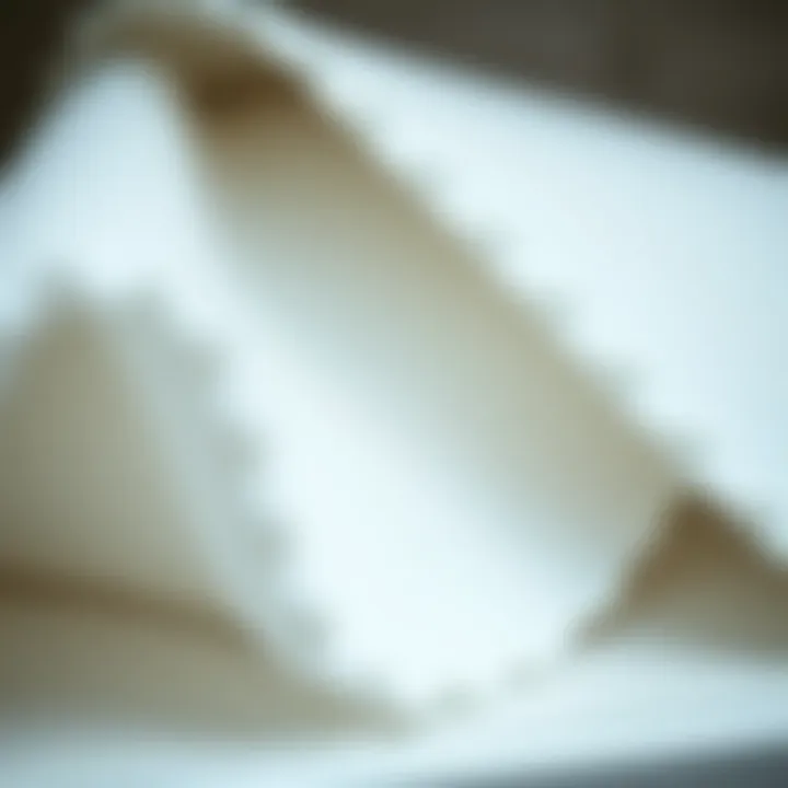 Close-up of absorbent material texture