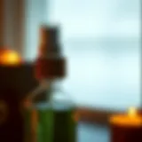 Close-up of anti-tarnish jewelry spray bottle