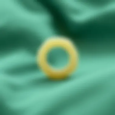 Care instructions for bone septum rings presented in an artistic and engaging format.