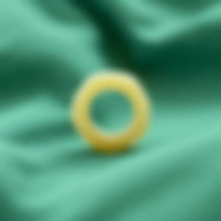 Care instructions for bone septum rings presented in an artistic and engaging format.