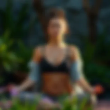 Cultivating Body Positivity Through Mindfulness A serene individual practicing meditation to enhance body positivity