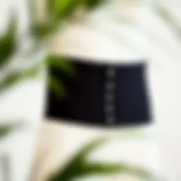 A stylish waist toner displayed on a neutral background