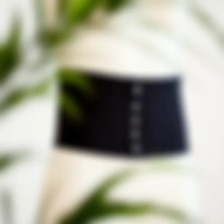 Elegant Waist Toning Accessory A stylish waist toner displayed on a neutral background