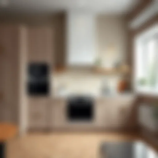 Stylish application of waterproof vinyl tile stickers in a modern kitchen.