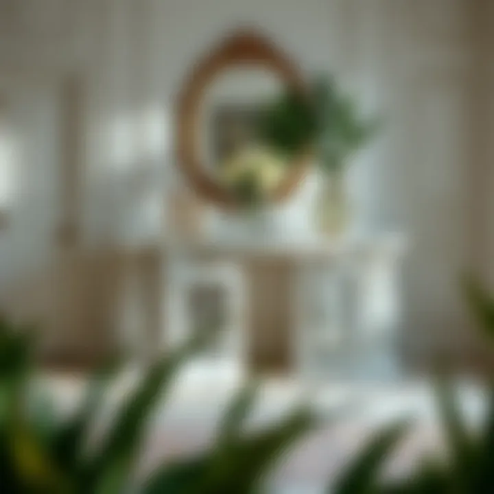 Notable White and Gold Entry Table: An Aesthetic Exploration