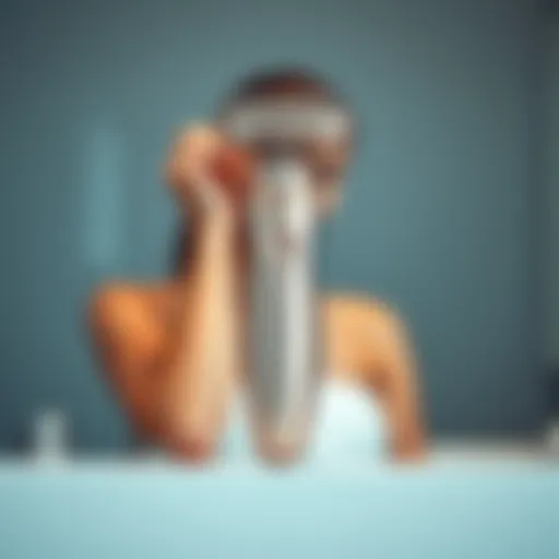 Electric body shaver showcasing sleek design and ergonomic features